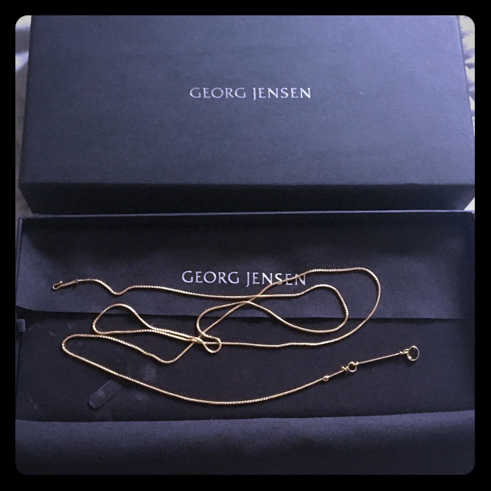 George Jensen gold necklace